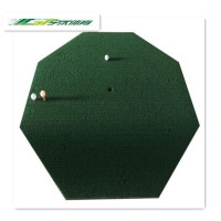 golf tee line turf golf mat with 35mm tee line turf /5' x 5' octagon Dura-Pro Plus Premium Commercial Golf Mat