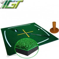 YGT  High Quality  Best Selling Yellow and White ,Green Golf Stance Training Mat Golf Teaching Mat