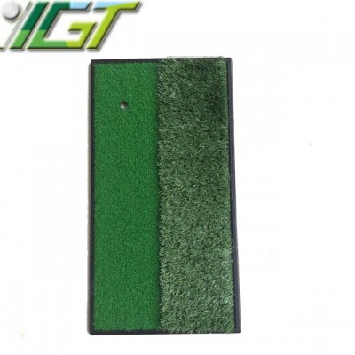 Chipping and Driving Golf Grass Mat with Fairway and Rough Surfaces