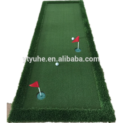 Factory wholesale custom sizes outdoor and indoor mini mat synthetic grass golf putting green